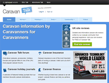 Tablet Screenshot of caravantalk.co.uk